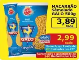 Mialich Supermercados Macarrão Sêmolado Galo oferta