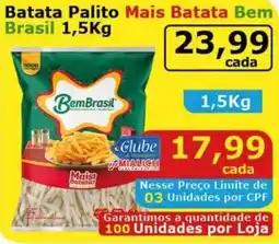 Mialich Supermercados Batata Palito Mais Batata Bem Brasil oferta
