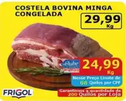 Mialich Supermercados Costela bovina minga congelada oferta