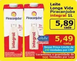 Mialich Supermercados Leite Longa Vida Piracanjuba integral oferta