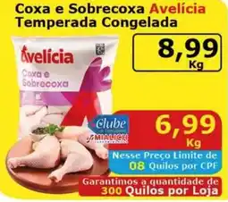 Mialich Supermercados Coxa e Sobrecoxa Avelicia Temperada Congelada oferta