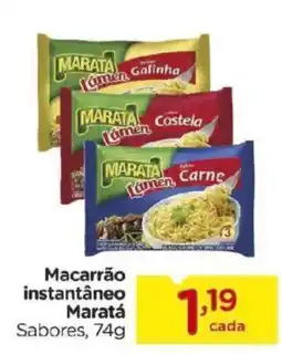 Carrefour Macarrão instantâneo Maratá Sabores oferta