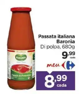 Carrefour Passata italiana baronia di polpa oferta