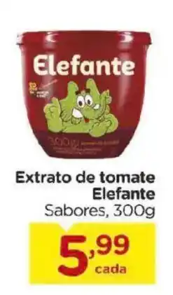 Carrefour Extrato de tomate elefante sabores oferta