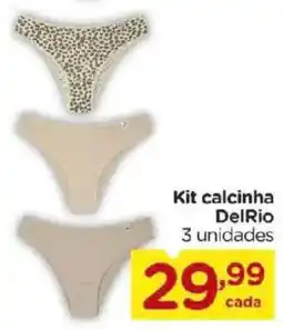 Carrefour Kit calcinha DelRio oferta