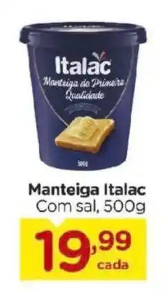 Carrefour Manteiga italac com sal oferta