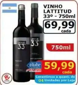 Mialich Supermercados Vinho lattitud 33° oferta
