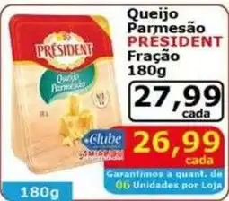 Mialich Supermercados Queijo Parmesão President Fração oferta