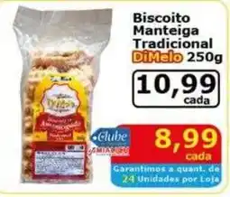 Mialich Supermercados Biscoito Manteiga Tradicional DiMelo oferta