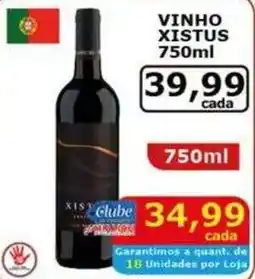 Mialich Supermercados vinho xistus oferta