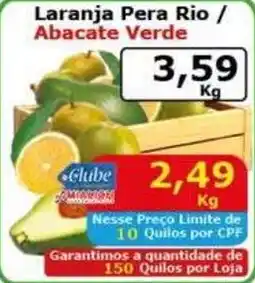 Mialich Supermercados Laranja Pera Rio / Abacate Verde oferta