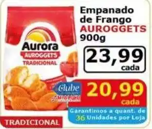 Empanado de Frango Auroggets Tradicional