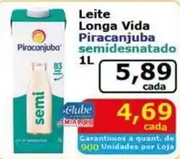 Mialich Supermercados Leite longa vida piracanjuba semidesnatado oferta