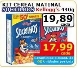 Mialich Supermercados Kit cereal matinal sucrilhos kellogg's oferta