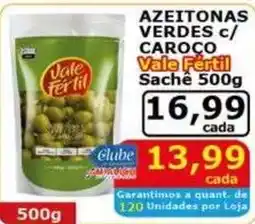 Mialich Supermercados Azeitonas verdes c/ caroco vale fértil oferta