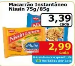 Mialich Supermercados Macarrão Instantâneo Nissin oferta