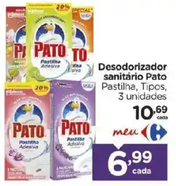 Carrefour Desodorizador sanitário Pato Pastilha, Tipos oferta