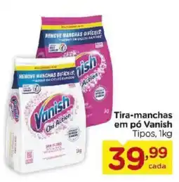 Carrefour Tira-manchas em pó Vanish Tipos oferta