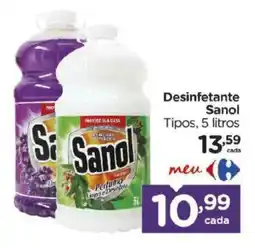 Carrefour Desinfetante Sanol Tipos oferta