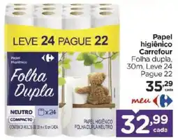 Carrefour Papel higiênico carrefour folha dupla oferta