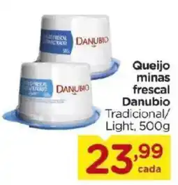 Carrefour Queijo minas frescal Danubio oferta