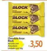 Atacadão Arcor - chocolate block oferta
