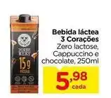 Carrefour 3 corações - bebida láctea oferta