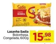Carrefour Sadia - lasanha oferta