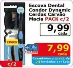 Mialich Supermercados Escova Dental Condor Dynamic Cerdas Carvão Macia oferta
