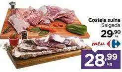 Carrefour Costela suína oferta