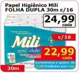 Mialich Supermercados Papel Higiênico Mili folha dupla oferta