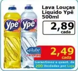 Mialich Supermercados Lava Louças Líquido Ypê oferta