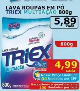Mialich Supermercados Lava roupas em pó triex multiação oferta