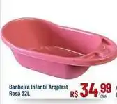 Max Atacadista Banheira infantil arqplast rosa 32l oferta