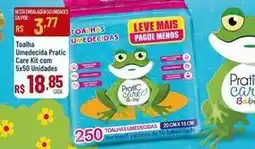 Max Atacadista Prati - umedecida c care kit com 5x50 unidades oferta