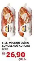 Assaí Atacadista Aurora - filé-mignon suíno congelado oferta