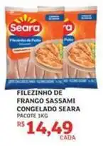 Assaí Atacadista Seara - filezinho de frango sassami congelado oferta
