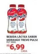 Assaí Atacadista Pulsi - bebida láctea sabor morango trevo oferta