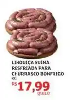 Assaí Atacadista Rs - linguiça suína resfriada para churrasco bonfrigo oferta