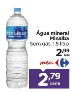 Carrefour Água mineral Minalba oferta