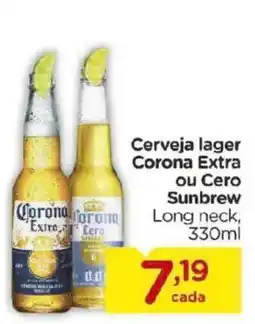 Carrefour Cerveja lager corona extra ou cero sunbrew oferta