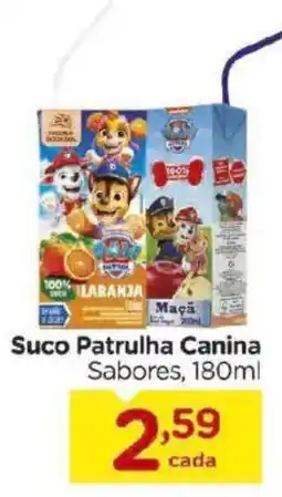 Carrefour Suco Patrulha Canina Sabores oferta