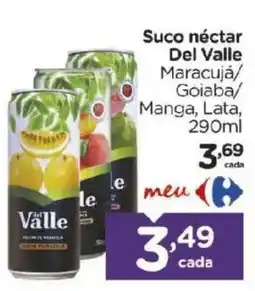Carrefour Suco néctar Del Valle Maracujá/ Goiaba/ Manga oferta