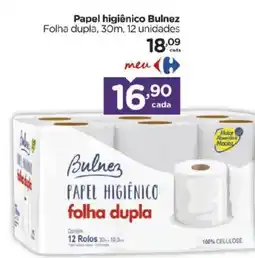 Carrefour Papel higiênico bulnez folha dupla oferta