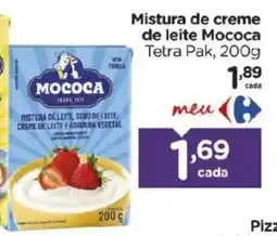 Carrefour Mistura de creme de leite Mococa oferta