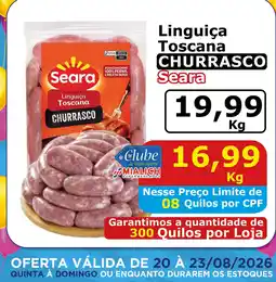 Mialich Supermercados Linguiça Toscana Churrasco oferta