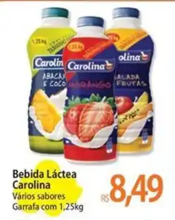 Atacadão Bebida Láctea Carolina Vários sabores oferta