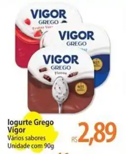 Atacadão logurte grego vigor vários sabores oferta