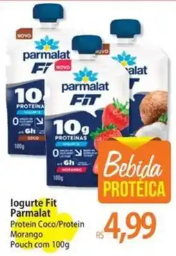 Atacadão Iogurte fit parmalat protein coco/protein morango oferta