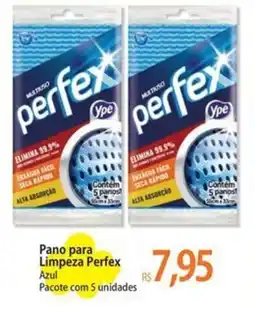 Atacadão Pano para Limpeza Perfex Azul oferta